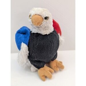 TY Beanie Babies 2004 Free The Bald Eagle Red White Blue Vintage
